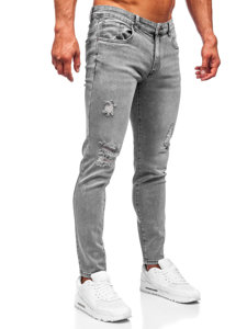 Pantalón vaquero slim fit para hombre gris Bolf KX759-C