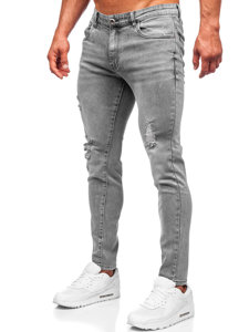 Pantalón vaquero slim fit para hombre gris Bolf KX759-C