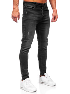 Pantalón vaquero slim fit para hombre negro Bolf 6161