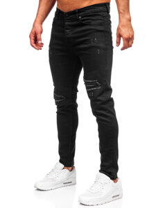 Pantalón vaquero slim fit para hombre negro Bolf 6382