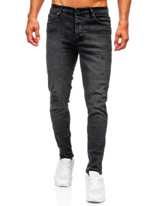 Pantalón vaquero slim fit para hombre negro Bolf 6498