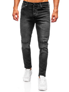 Pantalón vaquero slim fit para hombre negro Bolf 6526