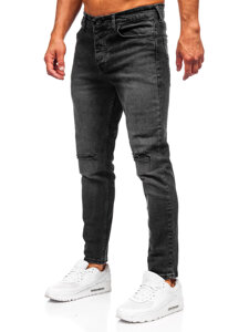 Pantalón vaquero slim fit para hombre negro Bolf 6526