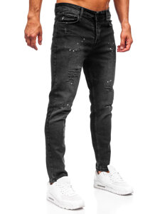 Pantalón vaquero slim fit para hombre negro Bolf 6530