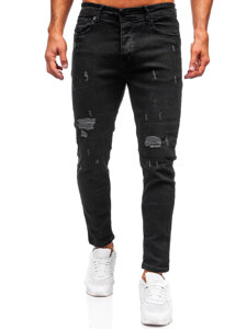 Pantalón vaquero slim fit para hombre negro Bolf 6853