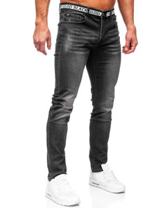 Pantalón vaquero slim fit para hombre negro Bolf MP0083N