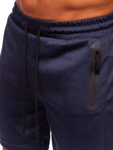 Pantalones cortos para hombre Azul oscuro Bolf 17K533