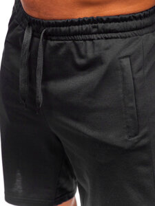 Pantalones cortos para hombre Negro Bolf 8K1551