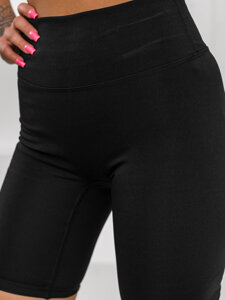 Pantalones cortos tipo leggings para mujer Negro Bolf 17K582