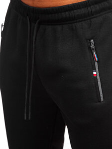 Pantalones deportivos holgados para hombre Negro Bolf JX6500