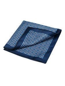 Pañuelo de bolsillo para hombre color azul oscuro Bolf PO21