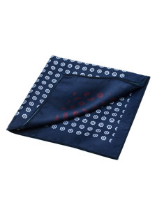 Pañuelo de bolsillo para hombre color azul oscuro Bolf PO23