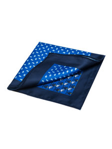 Pañuelo de bolsillo para hombre color azul real Bolf PO30