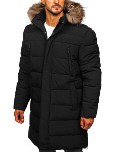 Parka de invierno acolchada para hombre negra Bolf 25M9803