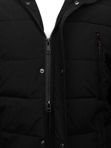 Parka de invierno acolchada para hombre negra Bolf 25M9803