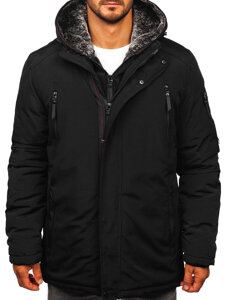 Parka de invierno para hombre negro Bolf 5M3128