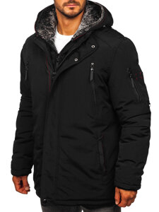 Parka de invierno para hombre negro Bolf 5M3128