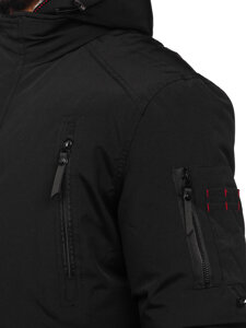 Parka de invierno para hombre negro Bolf 5M3128