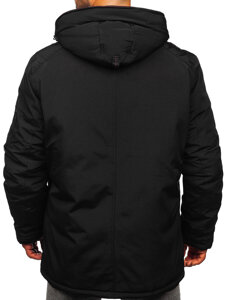 Parka de invierno para hombre negro Bolf 5M3128