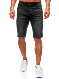 Short vaquero para hombre color negro Bolf TF194