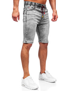 Short vaquero para hombre gris Bolf TF181