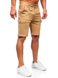 Shorts cargo color camel para hombre Bolf MP0188K