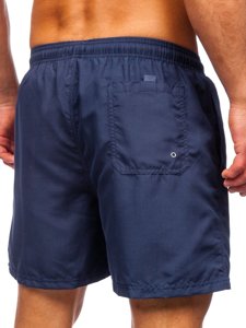 Shorts de baño para hombre color azul oscuro Denley YW07001