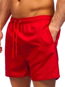 Shorts de baño para hombre color burdeos Bolf YW02001