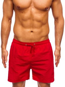 Shorts de baño para hombre color burdeos Denley YW07003