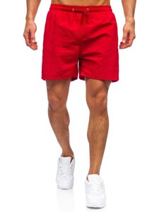 Shorts de baño para hombre color burdeos Denley YW07003