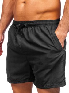 Shorts de baño para hombre color negro Denley YW07001