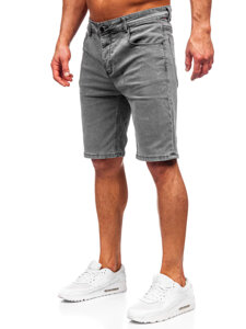 Shorts vaqueros para hombre color grafito Bolf MP0274