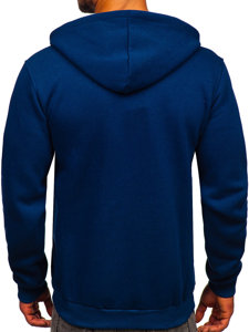 Sudadera abierta gruesa con capucha para hombre indigo Bolf 2008