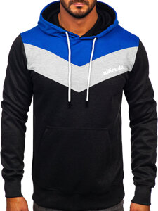 Sudadera con capucha e impresión para hombre grafito Bolf W3878