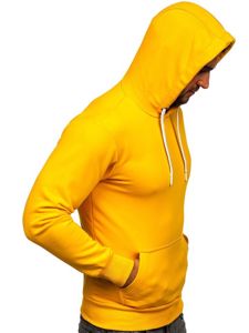 Sudadera con capucha para hombre amarillo Bolf 1004-1