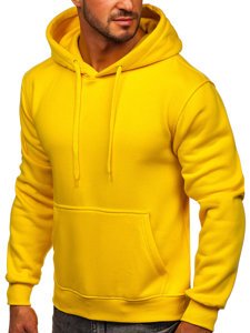 Sudadera con capucha para hombre amarillo claro Bolf 2009