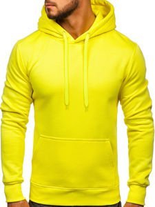 Sudadera con capucha para hombre amarillo fluorescente Bolf 2009