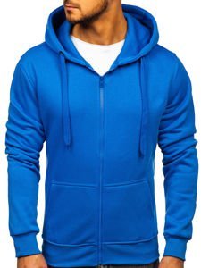 Sudadera con capucha para hombre azul claro Bolf 2008