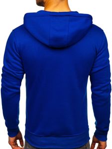 Sudadera con capucha para hombre azul medio Bolf 2008