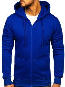 Sudadera con capucha para hombre azul medio Bolf 2008