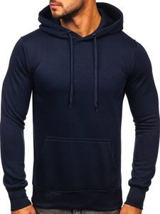 Sudadera con capucha para hombre azul tinta Bolf 2009