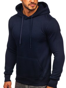 Sudadera con capucha para hombre azul tinta Bolf 2009