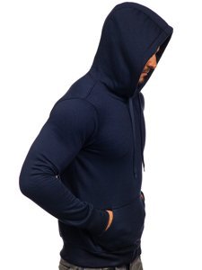 Sudadera con capucha para hombre azul tinta Bolf 2009