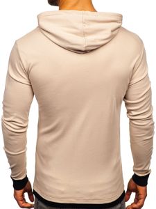 Sudadera con capucha para hombre beige Bolf 145380