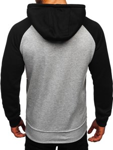 Sudadera con capucha para hombre color gris Bolf LM77002