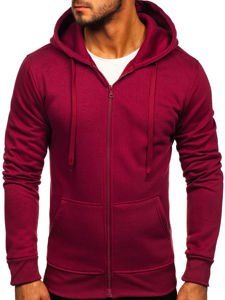 Sudadera con capucha para hombre granate Bolf 2008