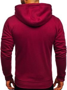 Sudadera con capucha para hombre granate Bolf 2008