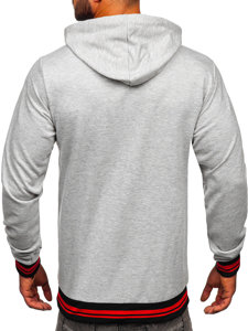 Sudadera con capucha para hombre gris Bolf 145369