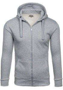 Sudadera con capucha para hombre gris Bolf 2008