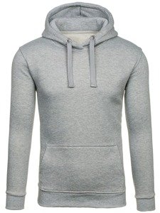 Sudadera con capucha para hombre gris Bolf 2009